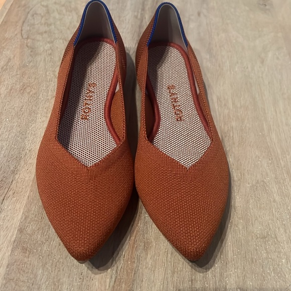 New without Box Rothy’s Brandy Color Sold out size 6 The Point Shoes - Picture 2 of 6